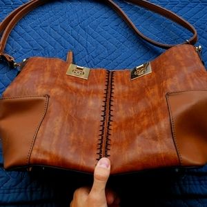 Brown Leather Handbag